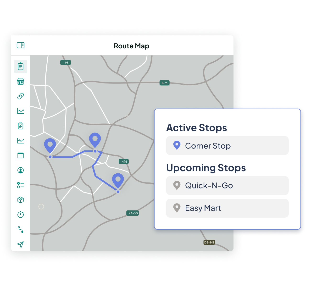 BizStride Logistics route optimization